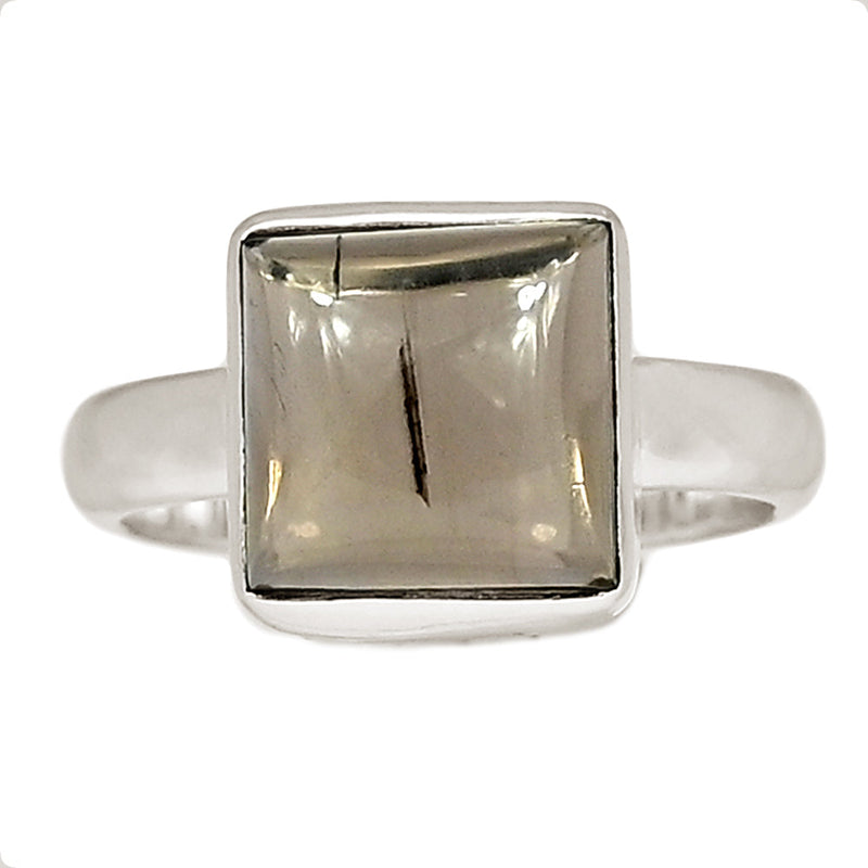 Agni Magnetite Cabochon Ring - AGMR39