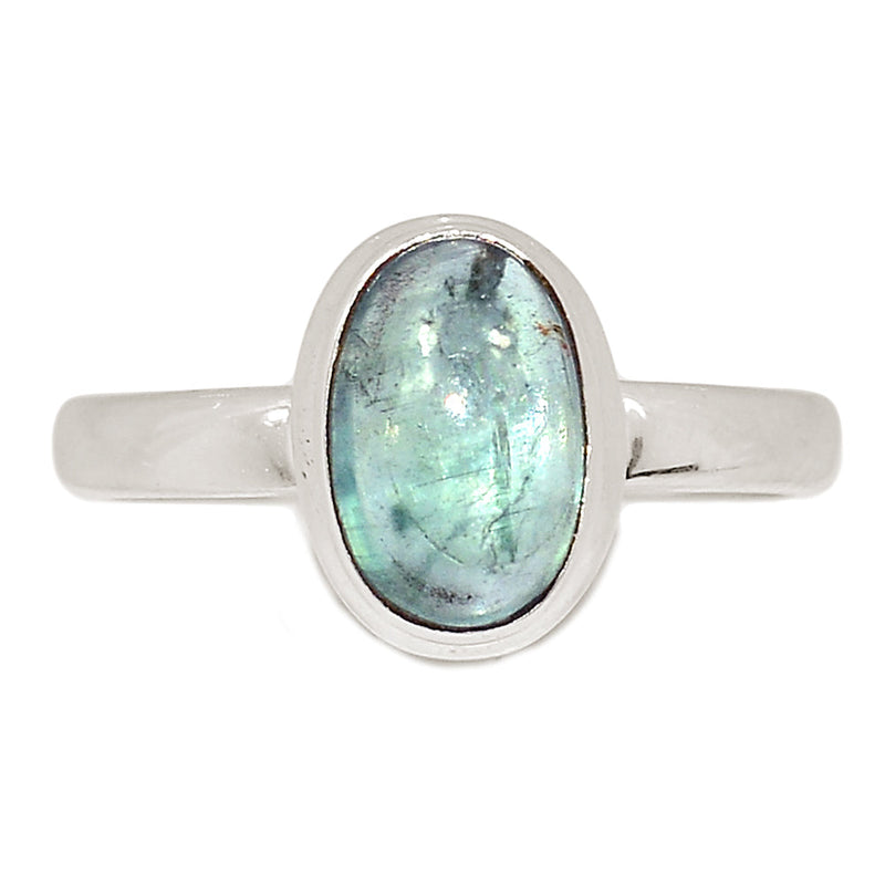 Aqua Kyanite Cabochon Ring - AKCR337