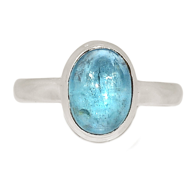 Aqua Kyanite Cabochon Ring - AKCR341