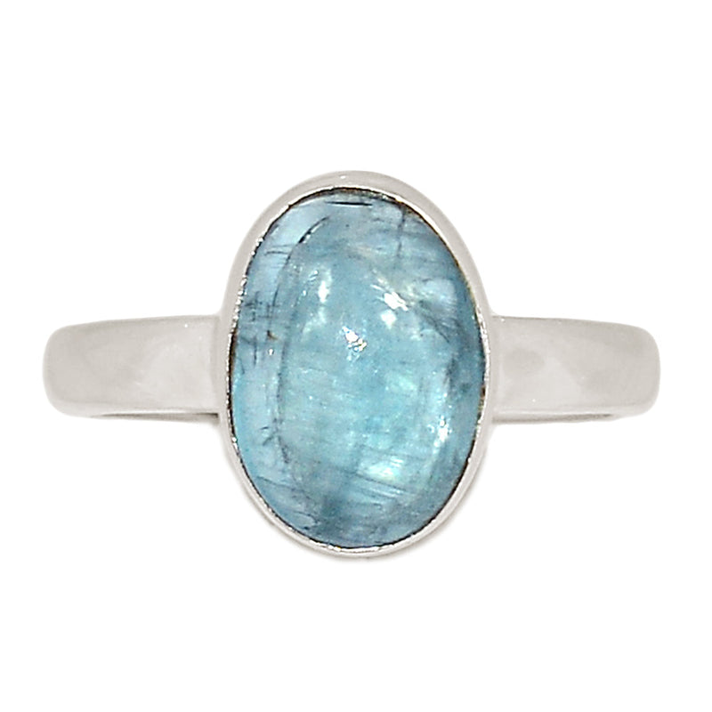 Aqua Kyanite Cabochon Ring - AKCR360