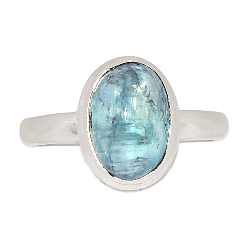 Aqua Kyanite Cabochon Ring - AKCR361