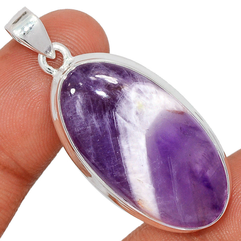 1.7" Amethyst Lace Agate Pendants - ALAP1180