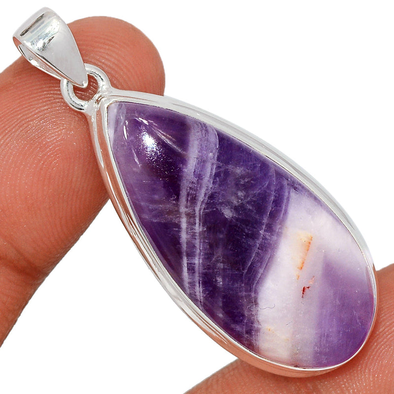 1.8" Amethyst Lace Agate Pendants - ALAP1181