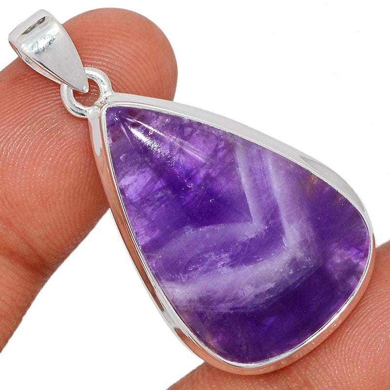 1.7" Amethyst Lace Agate Pendants - ALAP1192