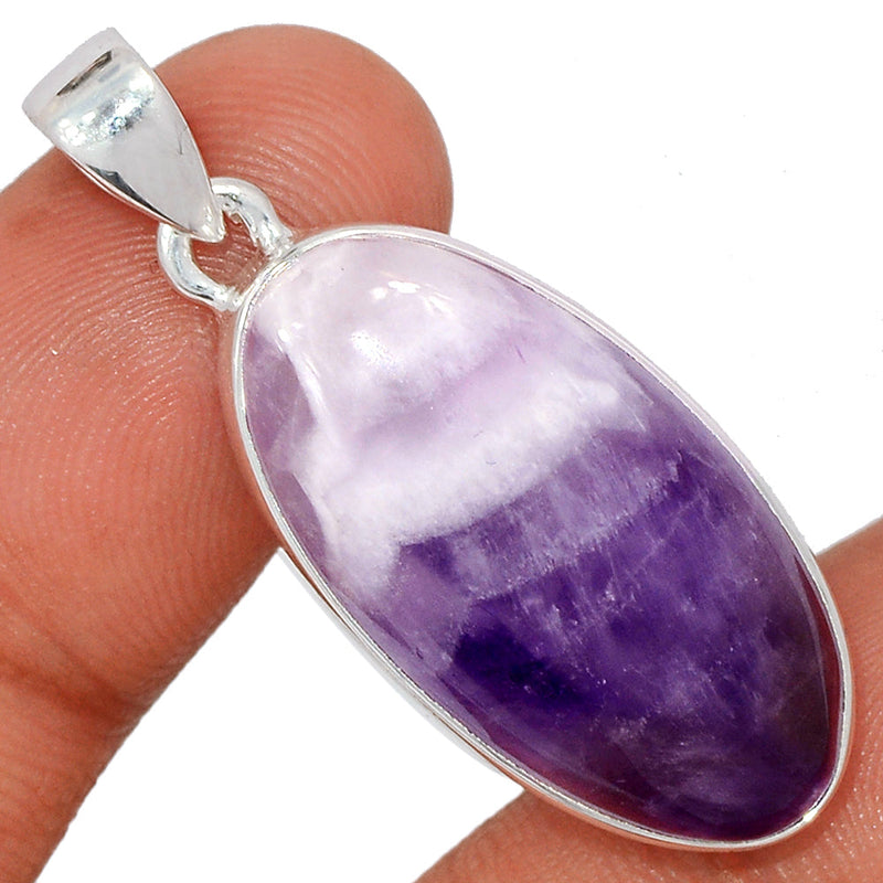 1.6" Amethyst Lace Agate Pendants - ALAP1196