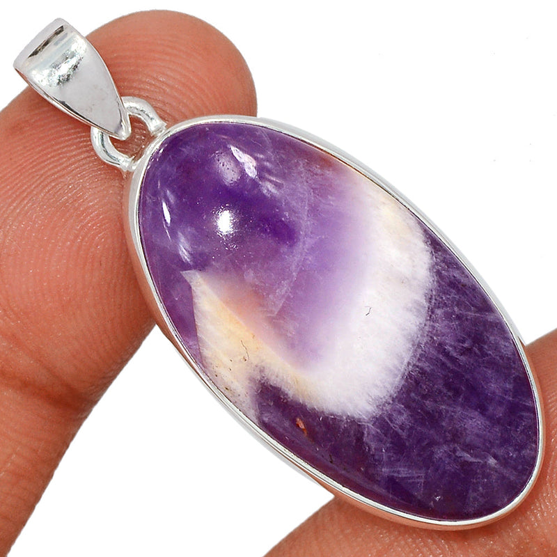 1.7" Amethyst Lace Agate Pendants - ALAP1197