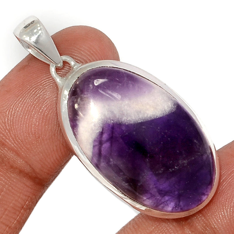 1.7" Amethyst Lace Agate Pendants - ALAP1209