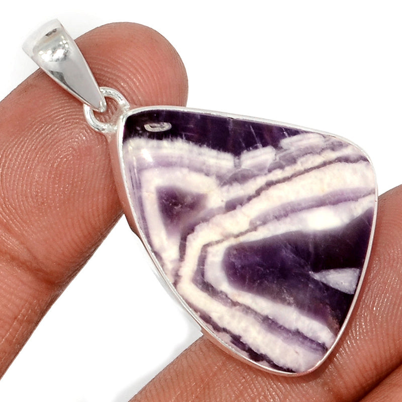 1.7" Amethyst Lace Agate Pendants - ALAP1226