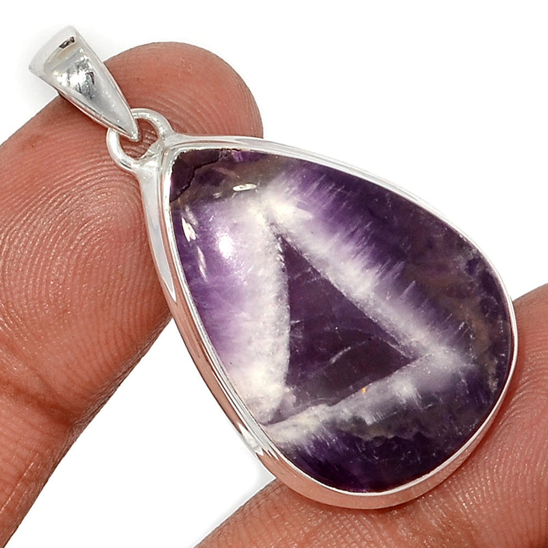 1.6" Amethyst Lace Agate Pendants - ALAP1227