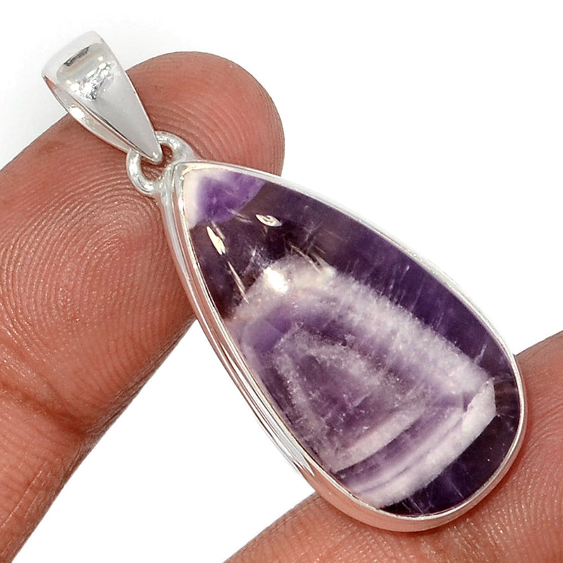 1.6" Amethyst Lace Agate Pendants - ALAP1232