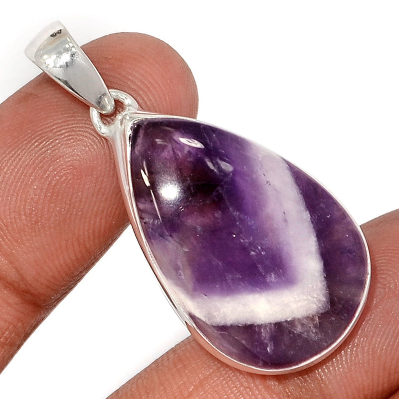 1.6" Amethyst Lace Agate Pendants - ALAP1233