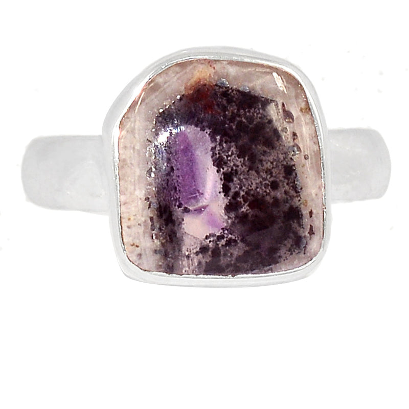 Atomic Trapiche Amethyst Slice Ring - ALCR719