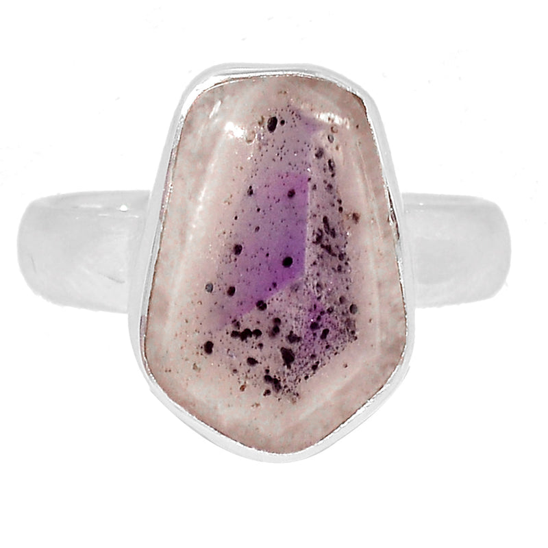 Atomic Trapiche Amethyst Slice Ring - ALCR753