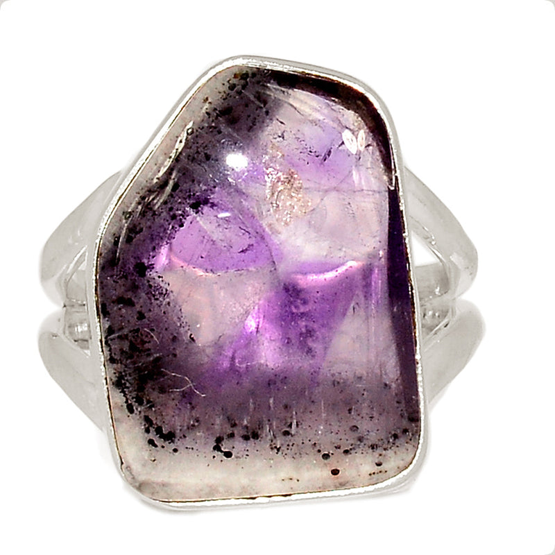 Trapiche Amethyst Slice Ring - ALCR765