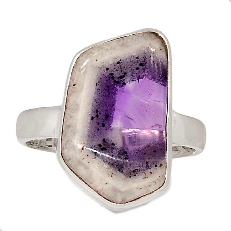 Trapiche Amethyst Slice Ring - ALCR768