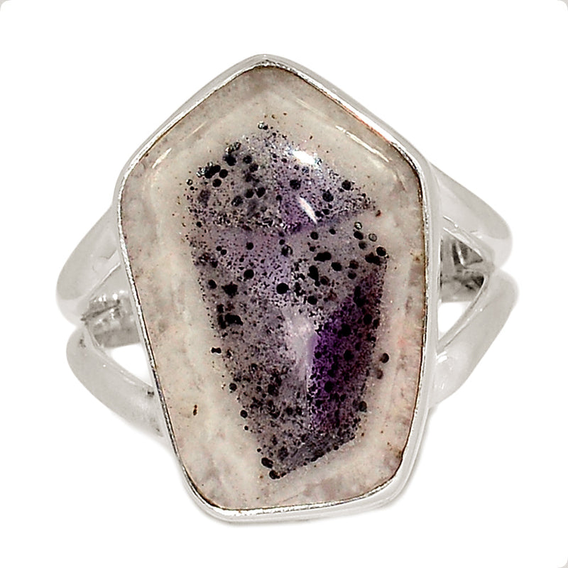 Trapiche Amethyst Slice Ring - ALCR786