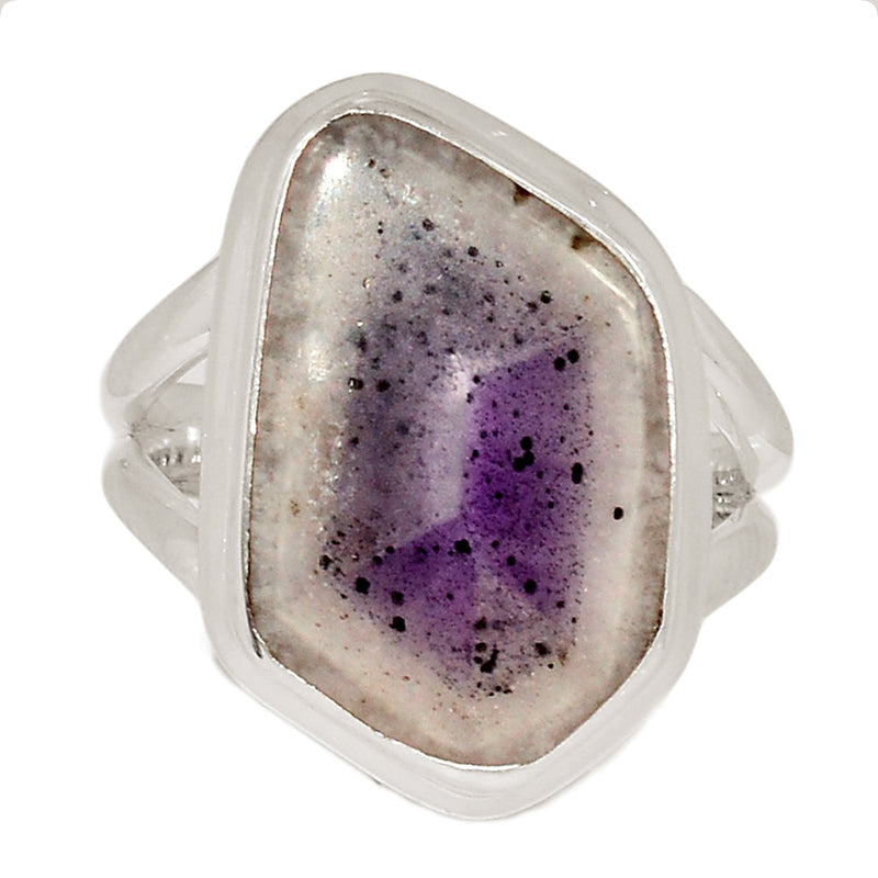 Trapiche Amethyst Slice Ring - ALCR788