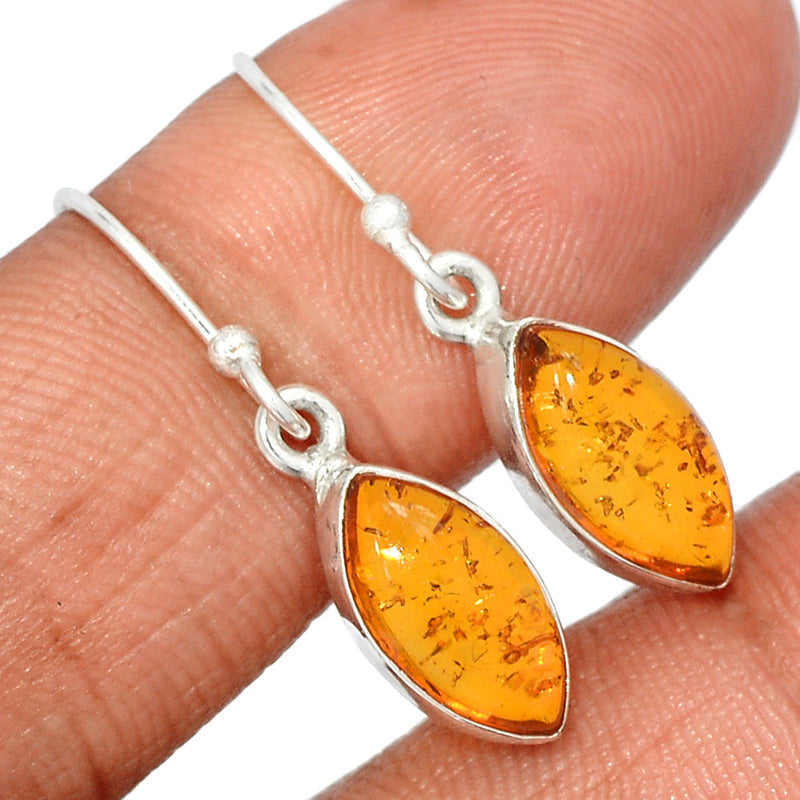 1.1" Amber Earrings - AMBE684