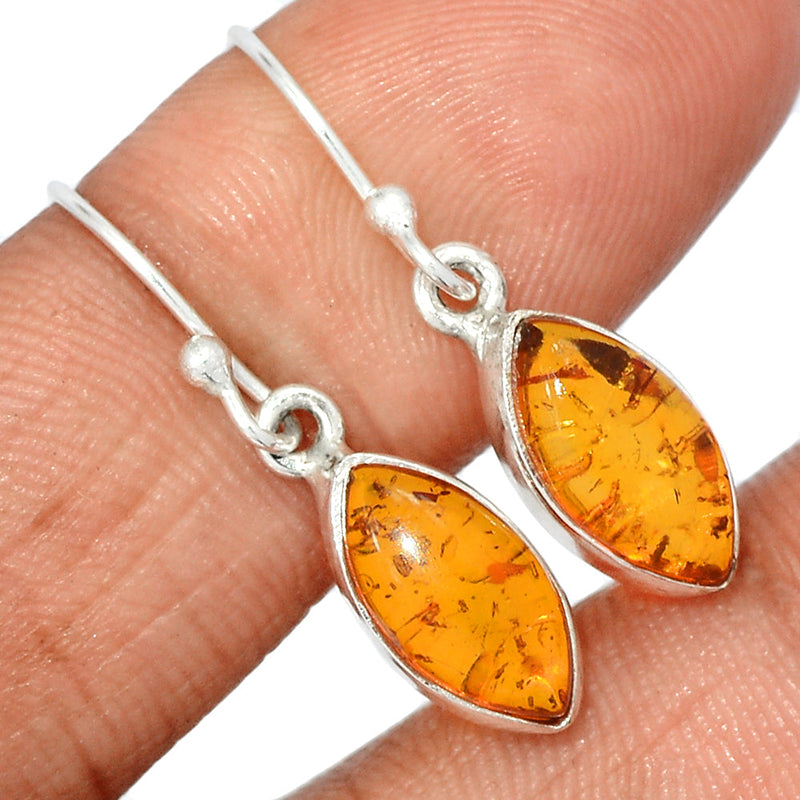 1.1" Amber Earrings - AMBE711