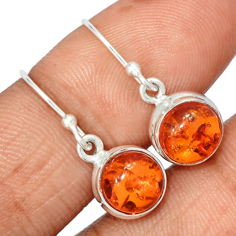 1" Amber Earrings - AMBE723