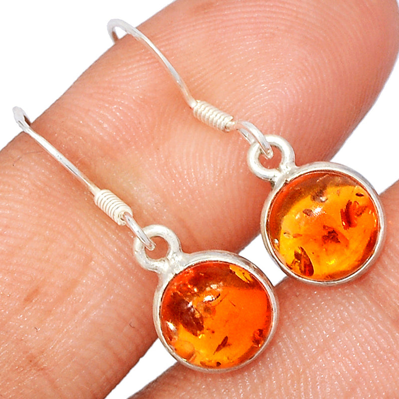 1" Amber Earrings - AMBE741