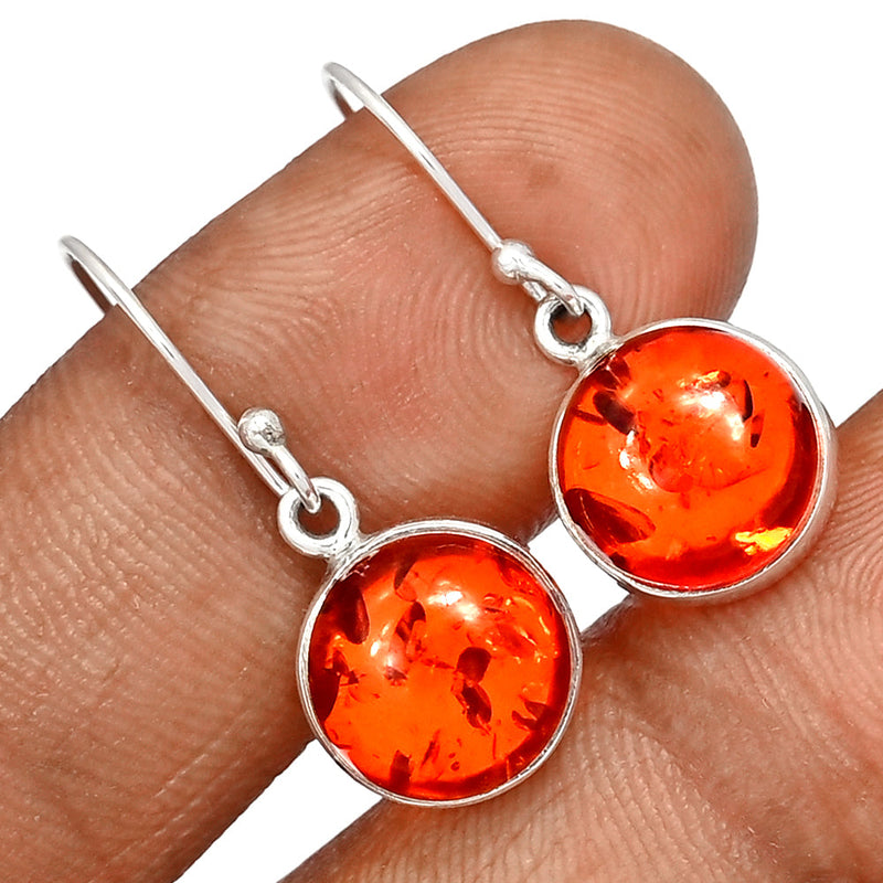 1.1" Amber Earrings - AMBE742