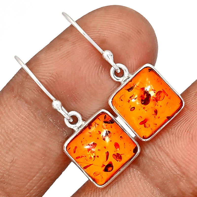 1.1" Amber Earrings - AMBE757