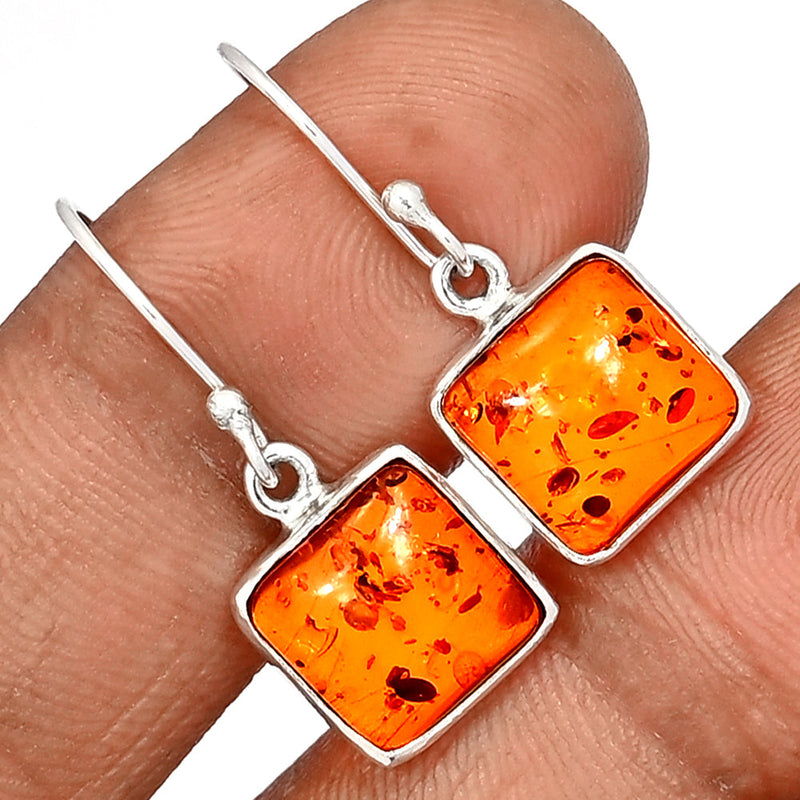 1.1" Amber Earrings - AMBE763