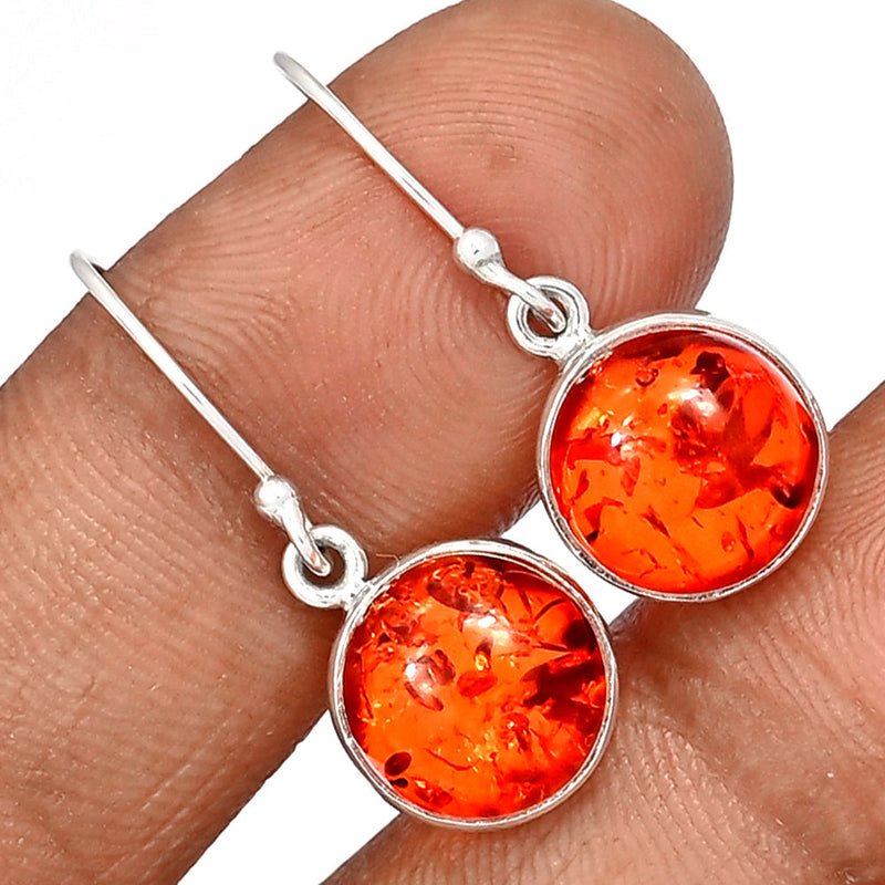 1.2" Amber Earrings - AMBE769