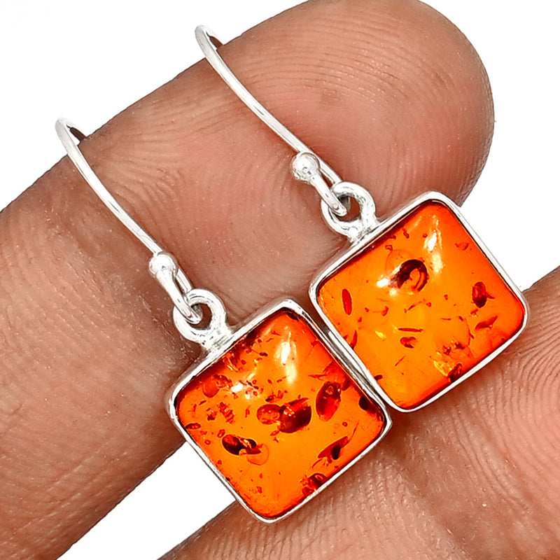 1.1" Amber Earrings - AMBE770