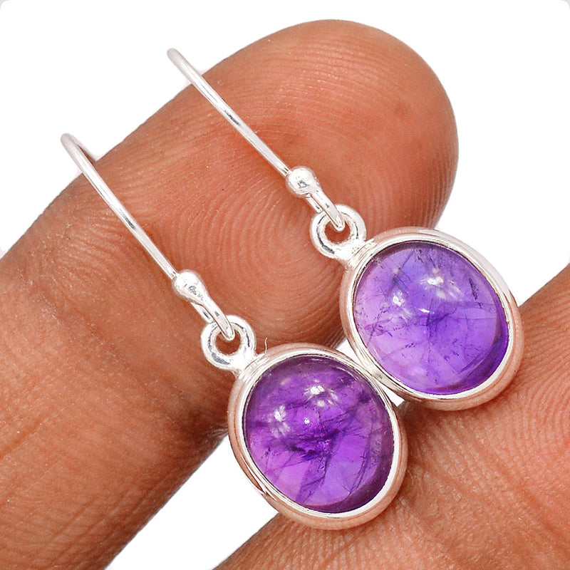 1.2" Amethyst Earrings - AMCE1296