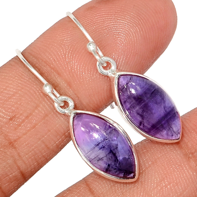 1.3" Amethyst Earrings - AMCE1375