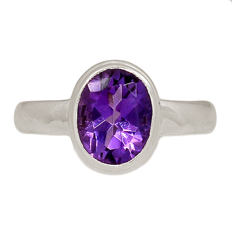 Amethyst Faceted Ring - AMFR1735