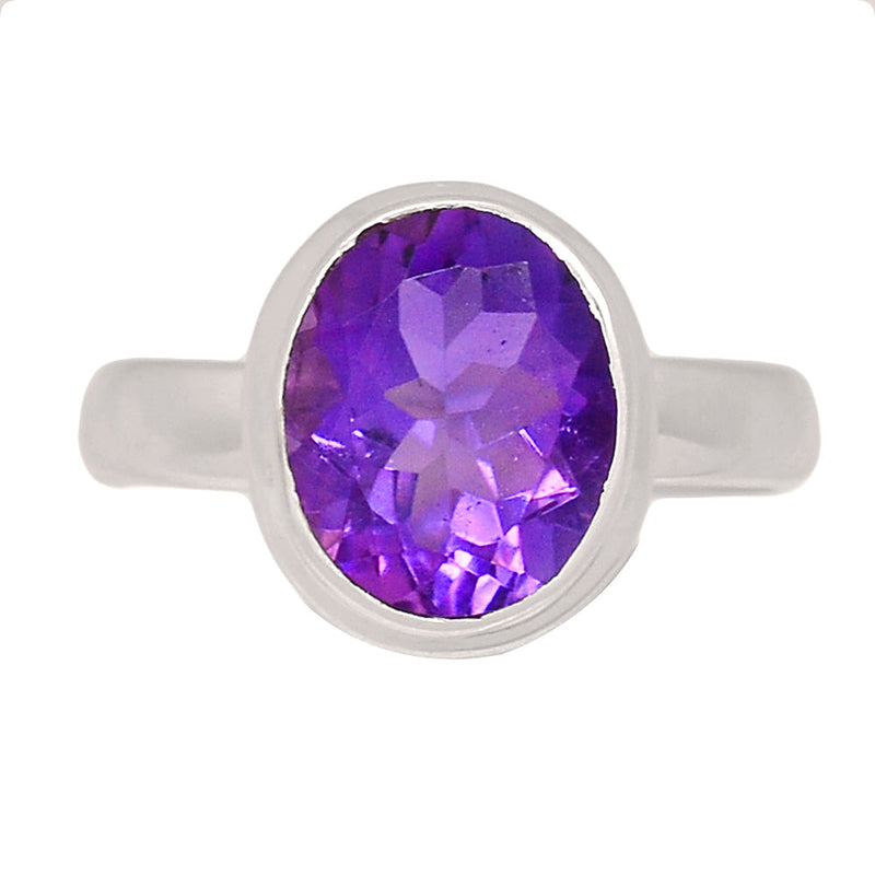 Amethyst Faceted Ring - AMFR1752