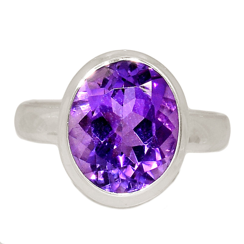 Amethyst Faceted Ring - AMFR1757