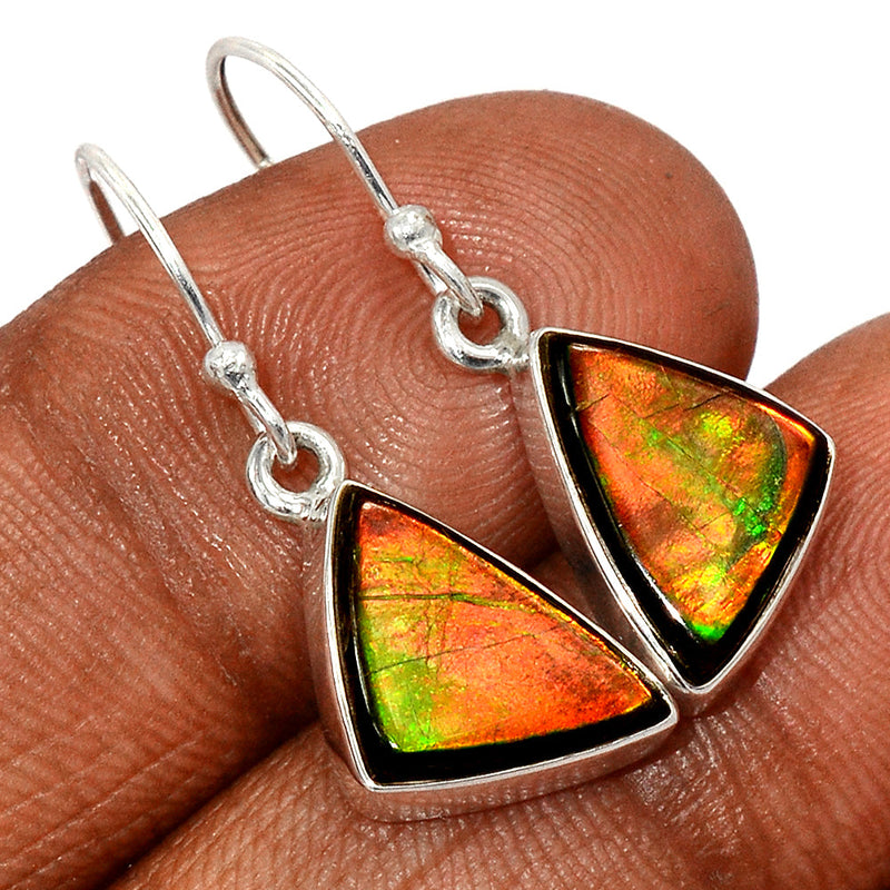 1.3" Ammolite Earrings - AMLE748