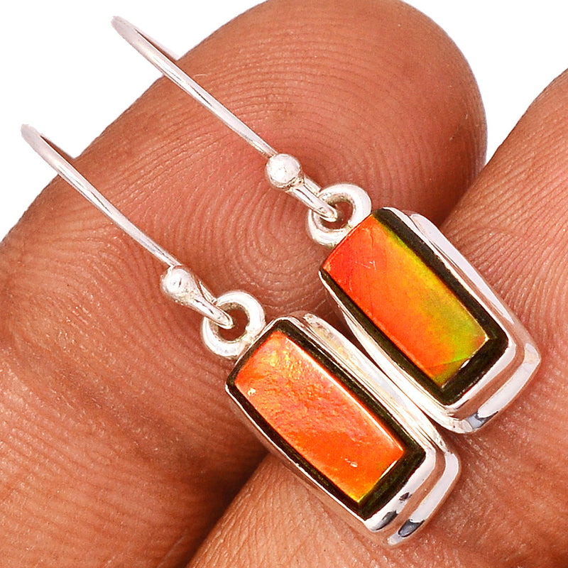 1.2" Ammolite Earrings - AMLE751