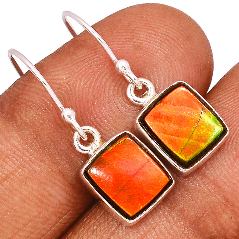 1.1" Ammolite Earrings - AMLE753