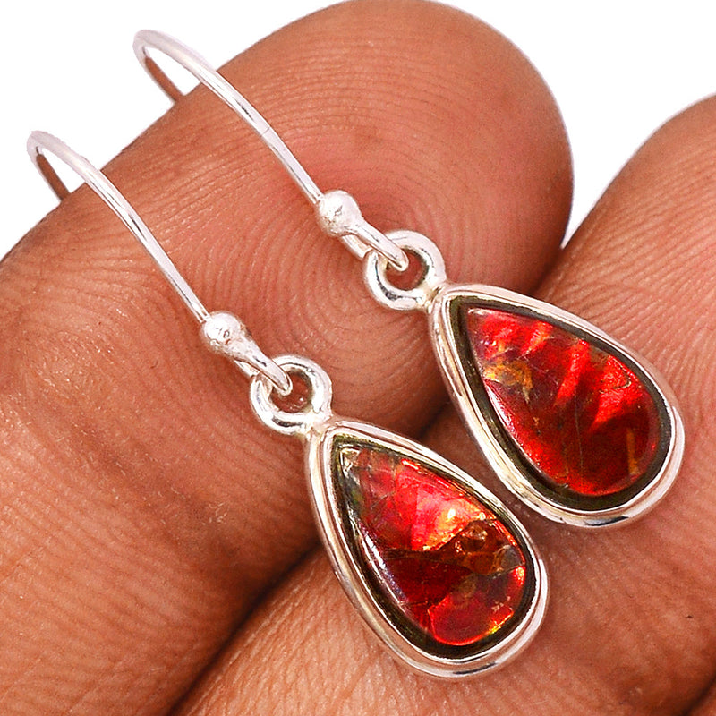 1.2" Ammolite Earrings - AMLE756