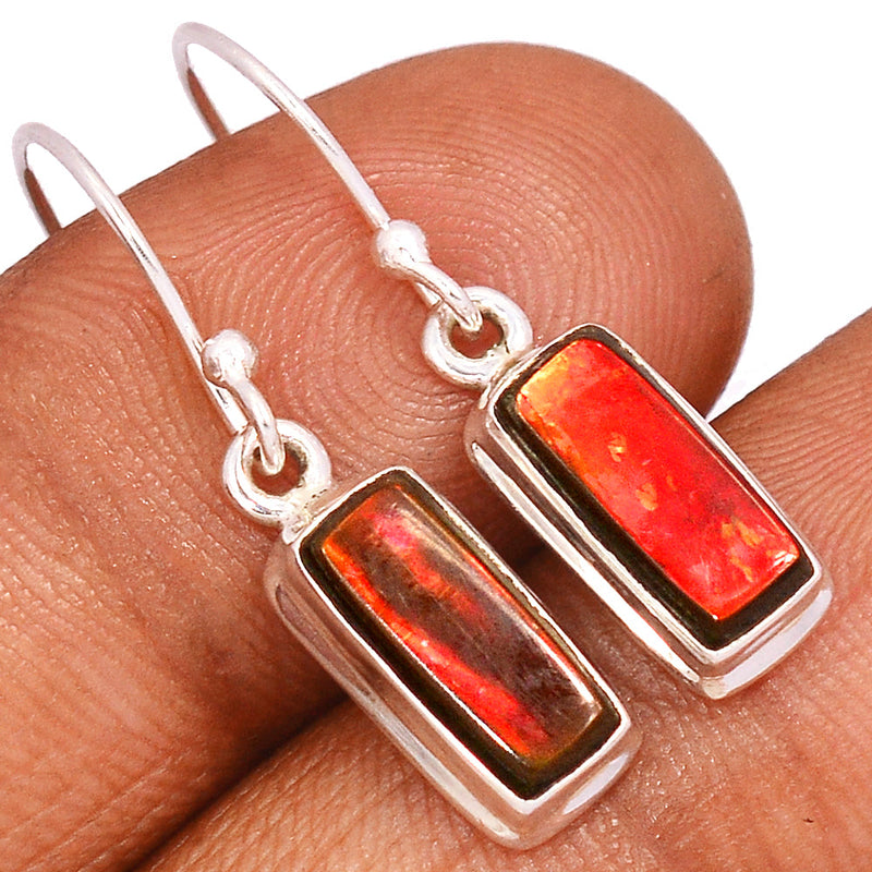 1.2" Ammolite Earrings - AMLE757