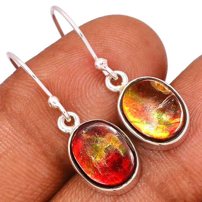 1.2" Ammolite Earrings - AMLE759