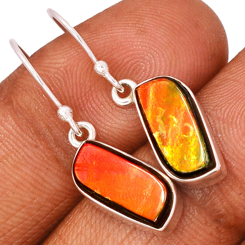 1.3" Ammolite Earrings - AMLE761