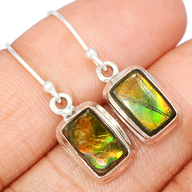 1.1" Ammolite Earrings - AMLE800