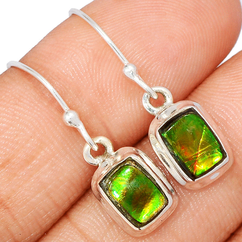 1.1" Ammolite Earrings - AMLE802