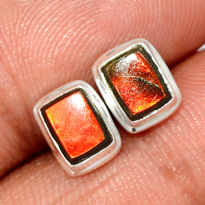 Ammolite Studs - AMLS154