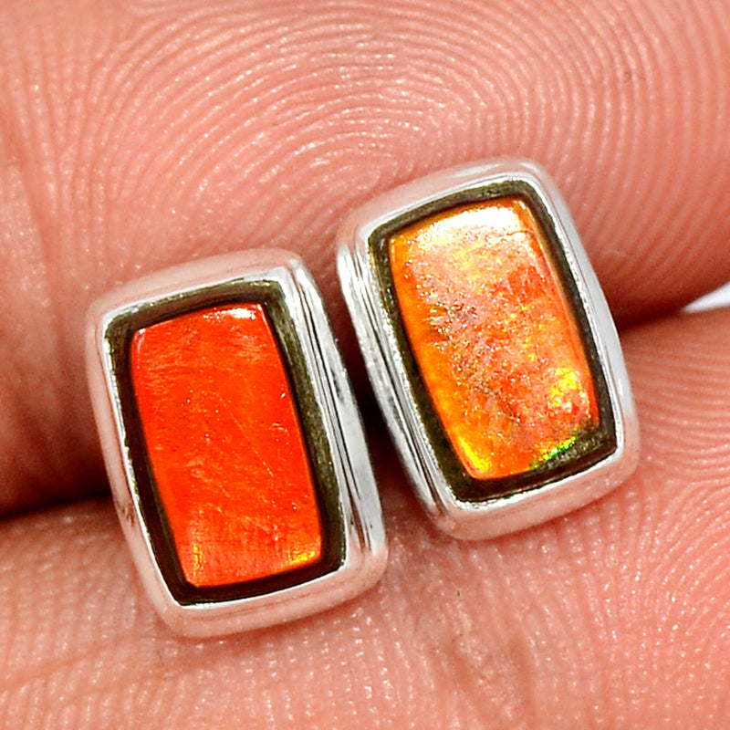 Ammolite Studs - AMLS157