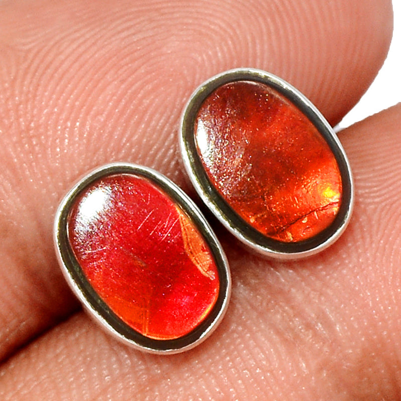 Ammolite Studs - AMLS162