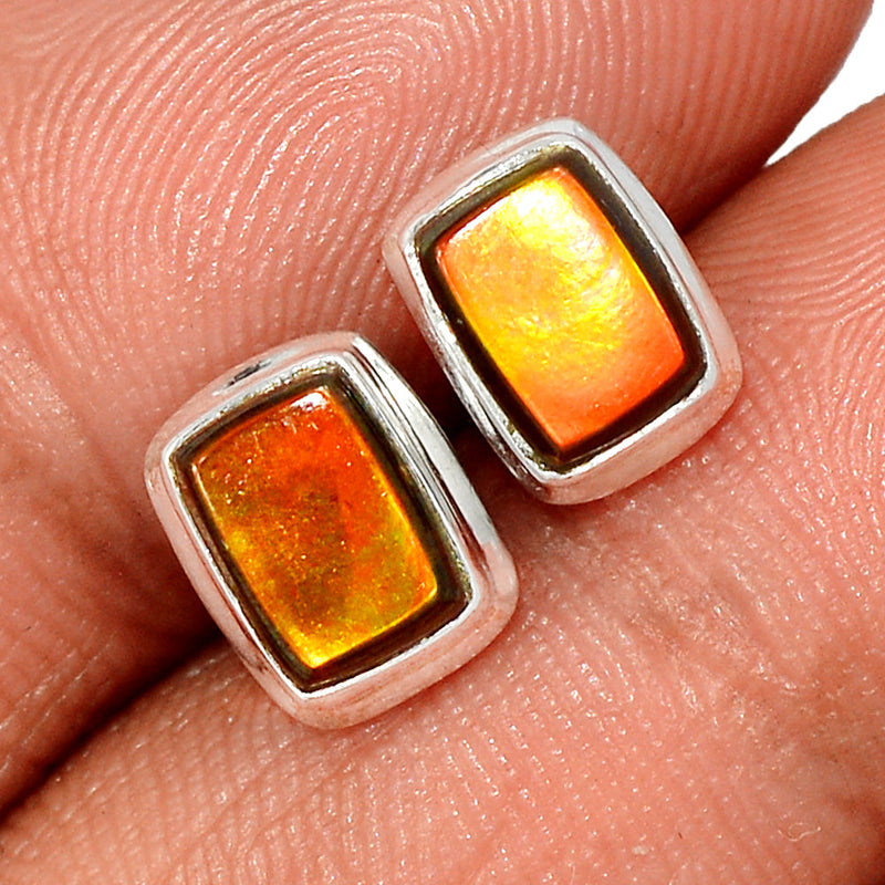 Ammolite Studs - AMLS166