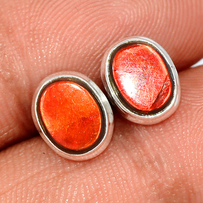 Ammolite Studs - AMLS171