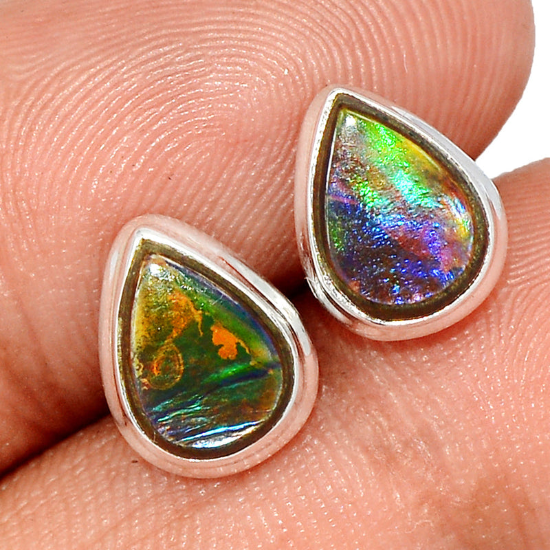 Ammolite Studs - AMLS175